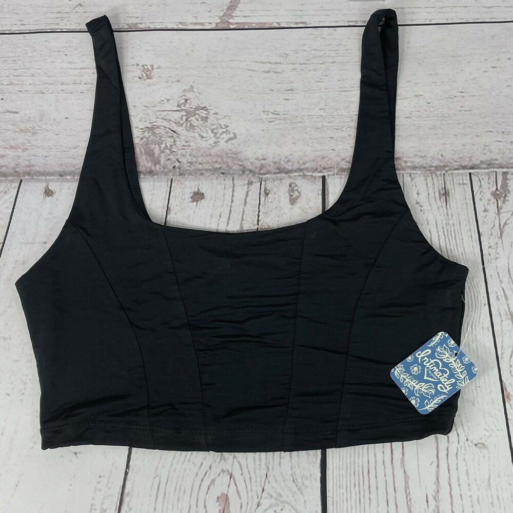 Free People Intimately X-Small Be Cool Brami Bra Long Crop Top Tank Cami Stretch - Picture 2 of 8